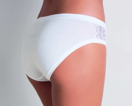 Slip Donna Cotone Elasticizzato E Pizzo Cotonella GD129 - immagine 2
