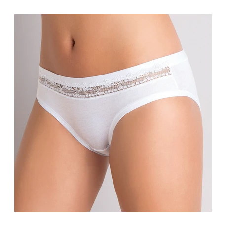 Slip Donna Cotone Elasticizzato E Pizzo Cotonella GD166