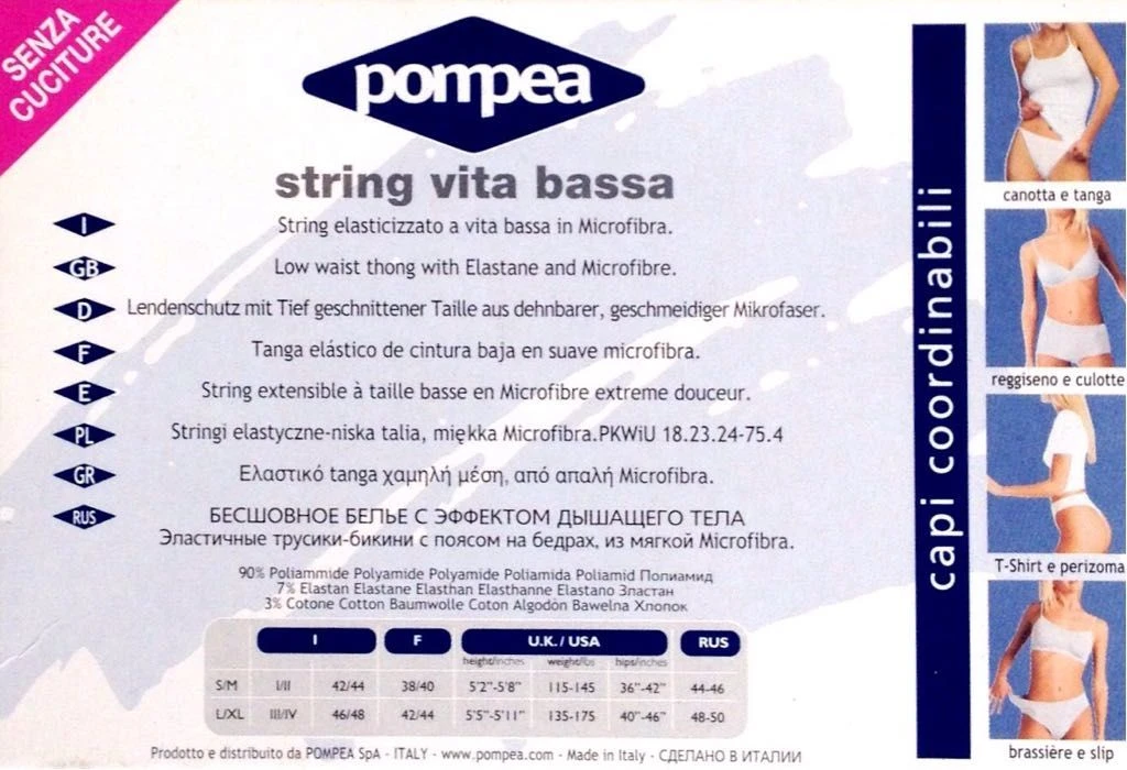 Perizoma String Pompea Vita Bassa - immagine 2