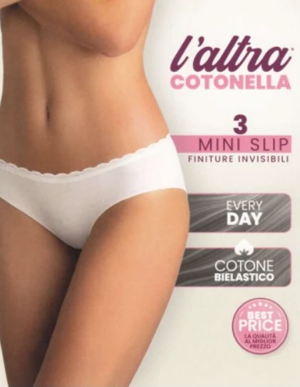 Slip Donna Cotone Elasticizzato Cotonella CD286