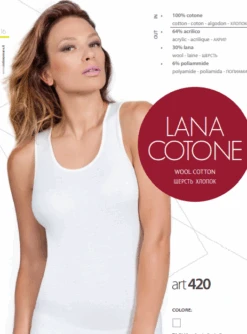 Canottiera Donna S/L Lanacotone MaRe 420 Special Price