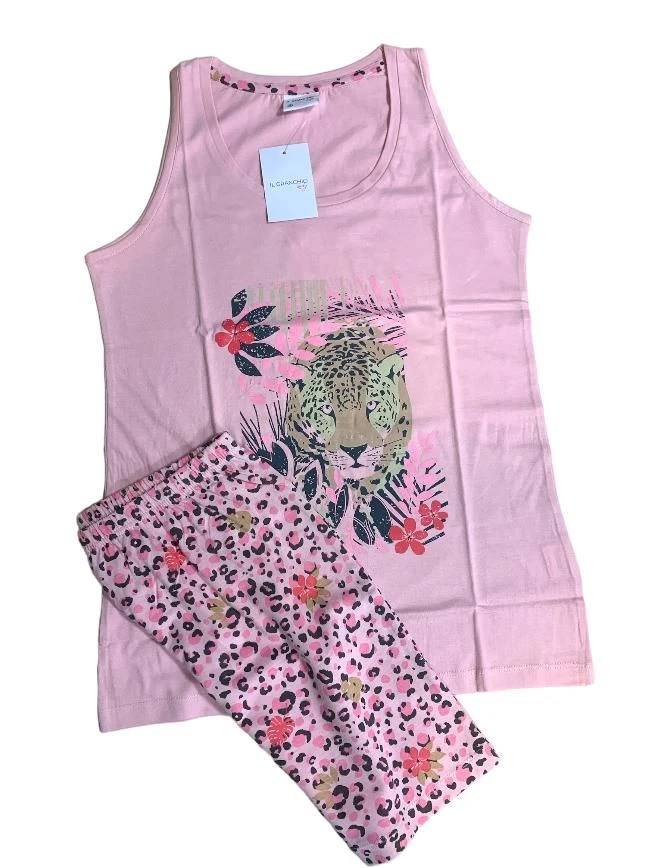 Completo Donna Canottiera 100% Cotone IL GRANCHIO Lady 5043