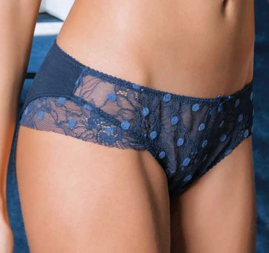 Slip Donna Midi Cotone E Pizzo Jadea Chic 6160