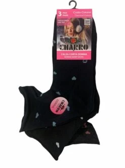 Calzino Corto Donna Caldo Cotone Invernale EL CHARRO Erika 76
