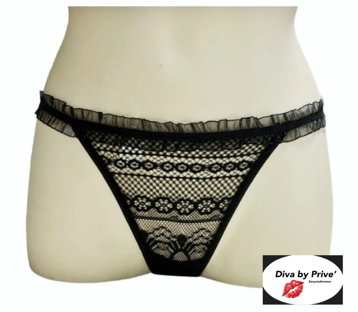 Perizoma Sexy Filo In Pizzo Diva By Prive' 2925