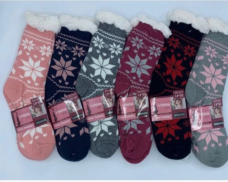 Calza Donna Termica Antiscivolo Thermal Socks 7121