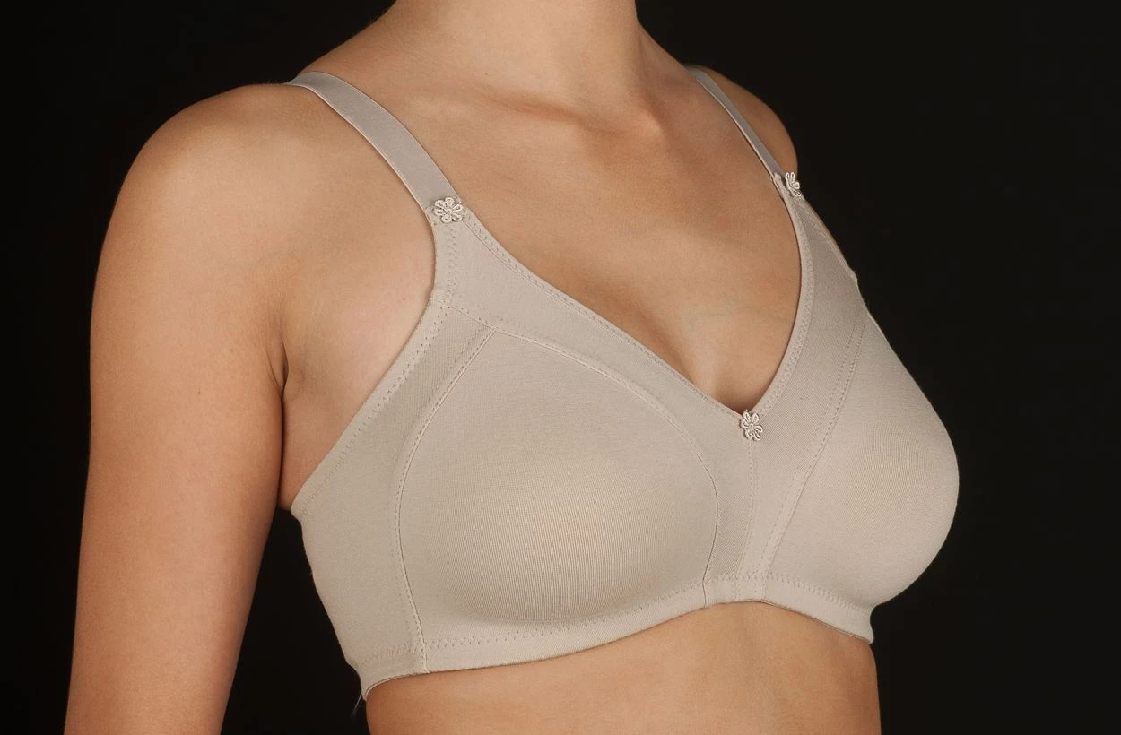 Reggiseno Senza Ferretto In Cotone Coppa D Selene Blanca - immagine 5