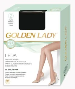 Collant Velato 20 Den Golden Lady Art. Leda