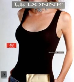 Canottiera Donna Spalla Larga Microfibra Nottingham 5094