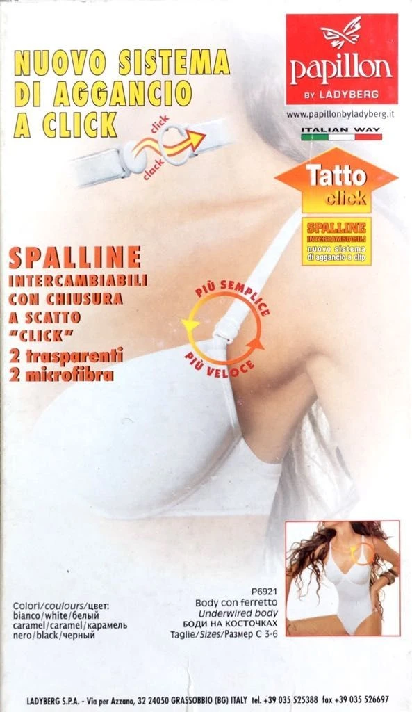 Body Con Ferretto Coppa C Papillon 6921 Fine Serie - immagine 2